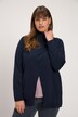 Eco Cotton Wrap Front Open Hem Sweater