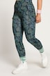 Sport-Tights, Leggings Fit, Leaves Print, Elastikbund