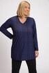 Matte Jersey V-Neck Graphic Tunic