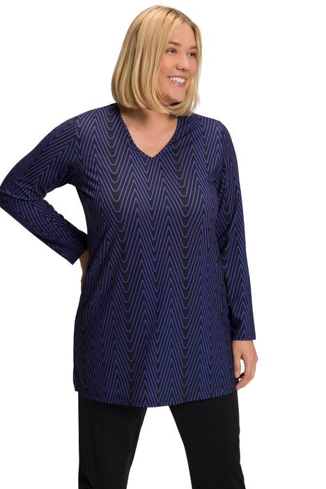 Dlouhé tričko, výstřih do V, dlouhé rukávy