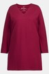 Criss Cross Curved Hem Cotton Swing Knit Tunic
