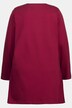 Criss Cross Curved Hem Cotton Swing Knit Tunic