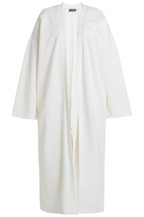 Žerzejová bunda, delší otevřený střih, rozparek na lemu