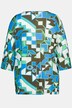 T-shirt Slinky w graficzny wzór, ozdobny szew, dekolt w łódeczkę, rękaw 3/4
