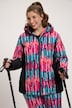 HYPRAR Graphic Stripe Fully Lined Ski Jacket