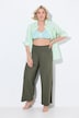 Pantalon Marlene. Jambe large et taille élastique