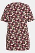 Longshirt, Blüten, Tunika-Ausschnitt, 3/4-Arm