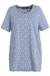 Dlouhé tričko, puntíky, A střih, kulatý výstřih, krátké rukávy