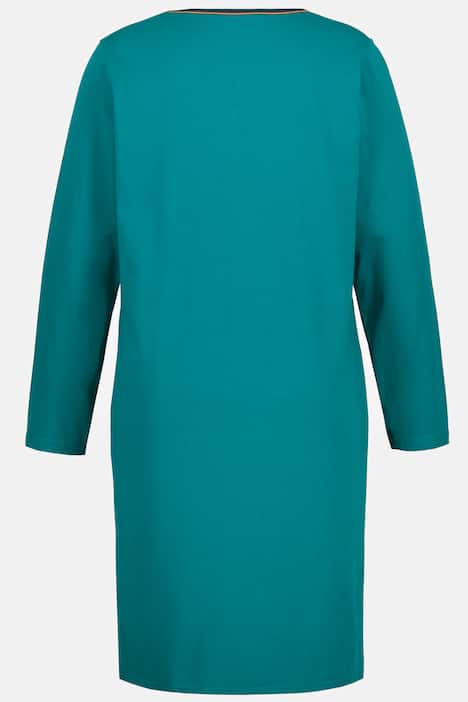 Koszule nocne, napis/aniołki, dekolt w szpic,  długi rękaw