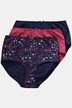 3 Pack of Stretch Cotton Brief Panties - Galaxy, Solids