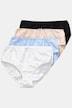 4 Pack of Stretch Cotton Panties - Solids