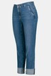 7/8-Jeans Tina, Fransensaum, gerader 4-Pocket-Schnitt