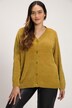 Soft Textured Chenille Button Front Cardigan Sweater