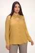 Bluse, Cut-Out, skjortekrave, langærmet