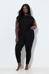 loungewear legging, strepen opzij, elastische band