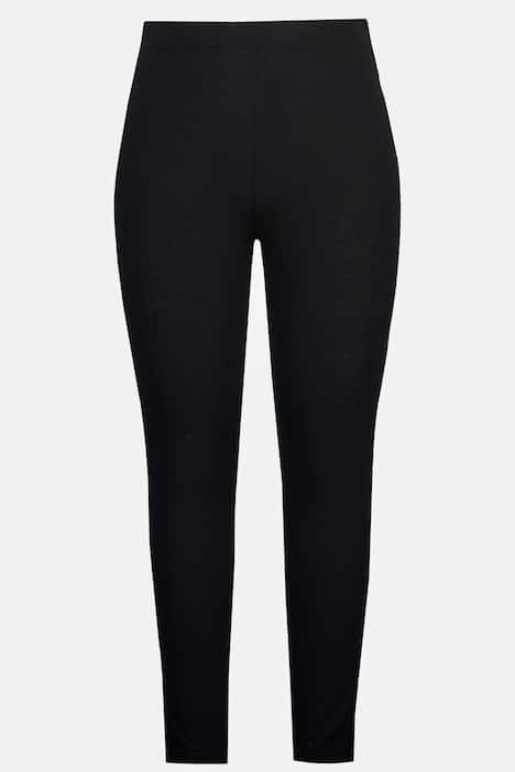 Loungewear-leggings, revärer i sidorna, resårlinning