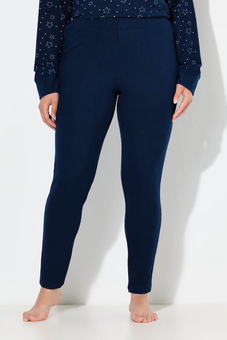 Loungewear-Leggings, Seitenstreifen, Elastikbund