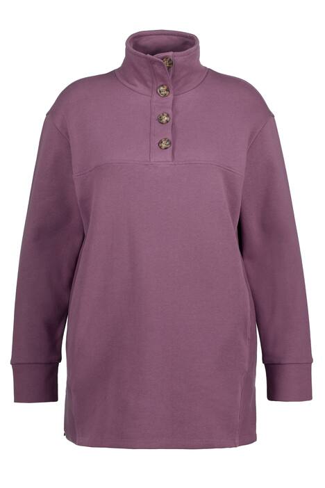 Mikina, stojáček, dlouhé rukávy, biobavlna