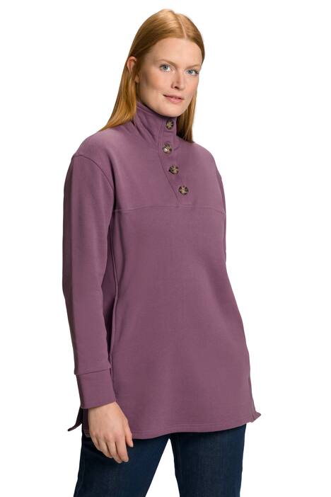 Mikina, stojáček, dlouhé rukávy, biobavlna