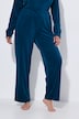 Homewear-Marlenehose, weites Bein, Elastikbund