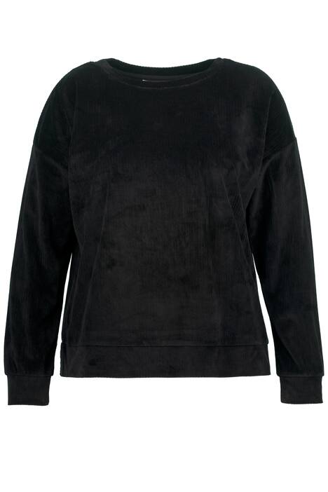 Domácí mikina, oversize, kulatý výstřih, dlouhé rukávy