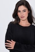 Homewear-Sweatshirt, Oversized, Rundhals, Langarm