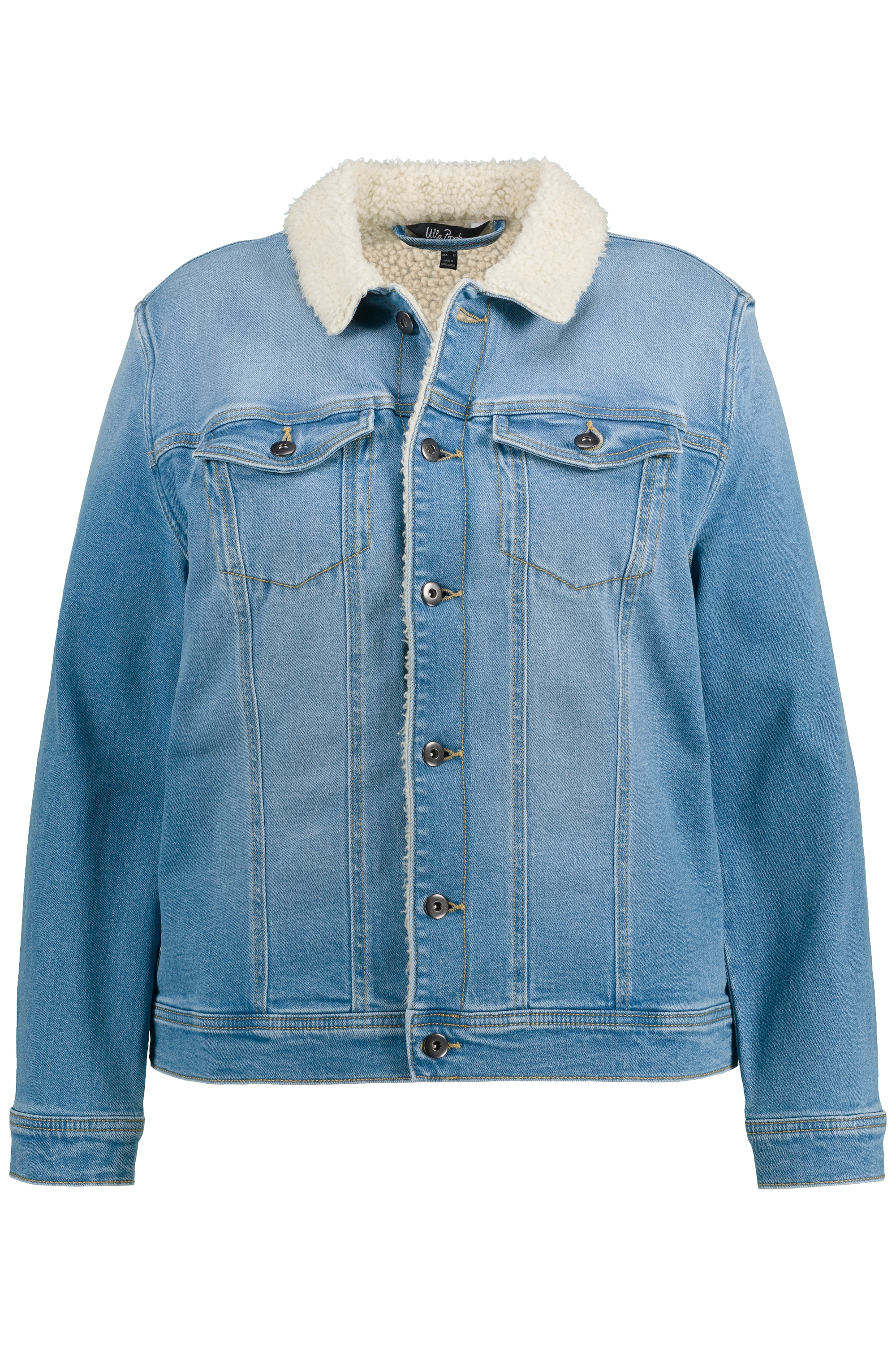 Ulla Popken Damen große Größen Jeans Jacke 810358