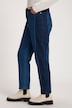 Pantalones vaqueros Mom, anchos, cintura alta, costuras largas, mezcla de tejidos vaqueros