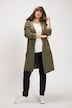 Colorblock Stripe Back Hooded Cardigan Sweater