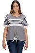 Tričko, proužky, očka, kulatý výstřih, krátké rukávy