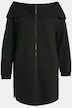 Sweatjacke, große Kapuze, Oversized, 2-Wege-Zipper