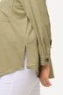Cordbluse, Oversized, Hemdkragen, Langarm