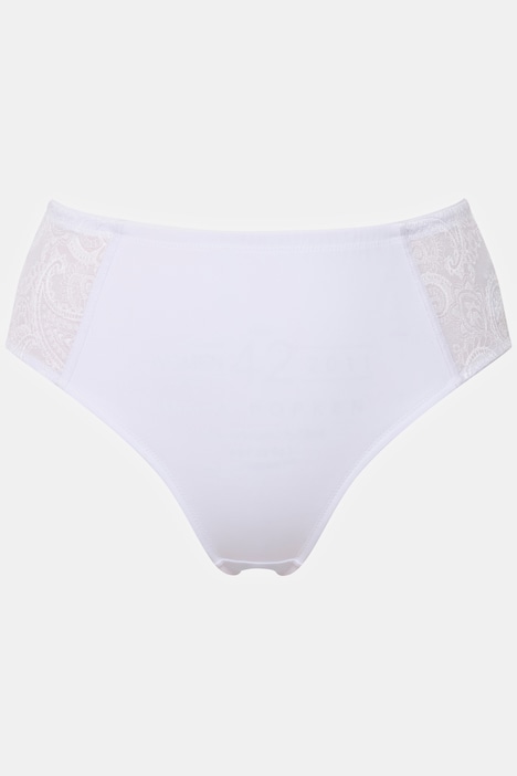 Body Shaping Lace Accent Stretch Microfiber Panty, Boyfriend Panties