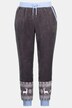 Pantalon d'intérieur en polaire, motif norvégien et taille élastique