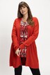 Raglan Sleeve Button Front A-line Fit Long Cardigan Sweater