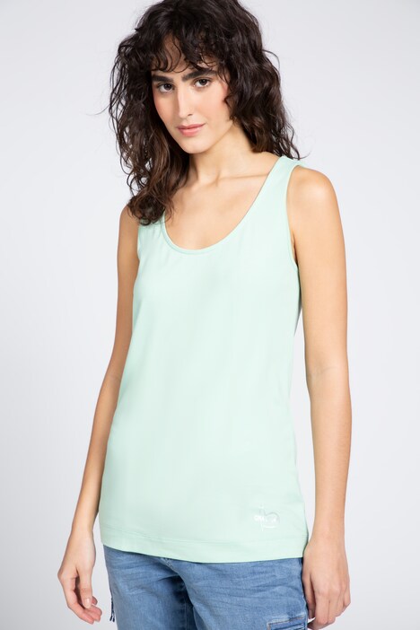 Top, kleines Herz, Slim, Rundhalsausschnitt, ärmellos