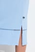 Nachthemd, holle zoom, golvende randen, ronde hals, lange mouwen