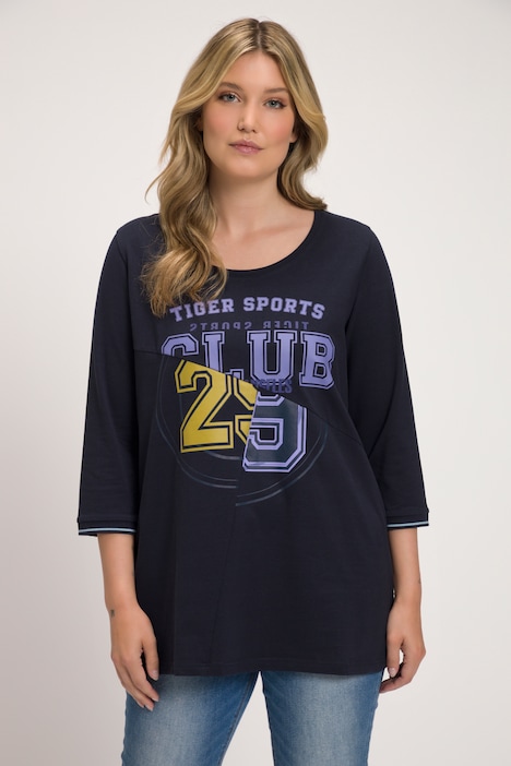 Sports Team Patch Print Stretch Tee