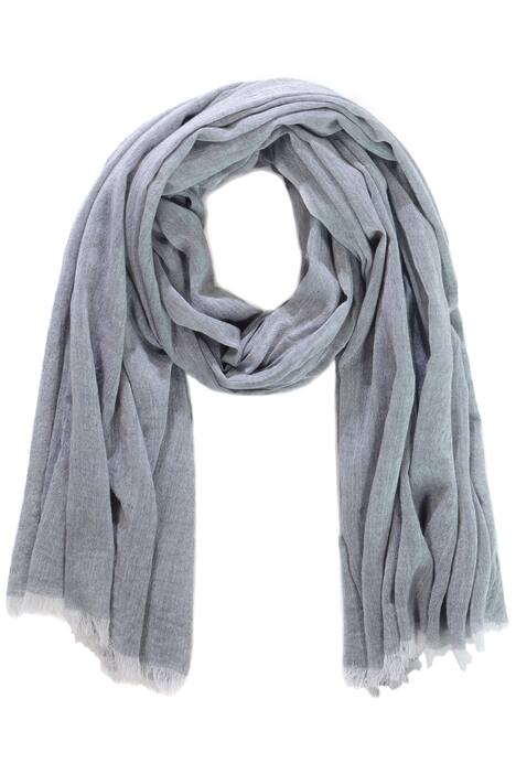 Šál, velký formát, třásně, bavlna