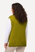Pull sans manches, profond décolleté en V et fentes sur les côtés