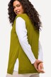 Pull sans manches, profond décolleté en V et fentes sur les côtés