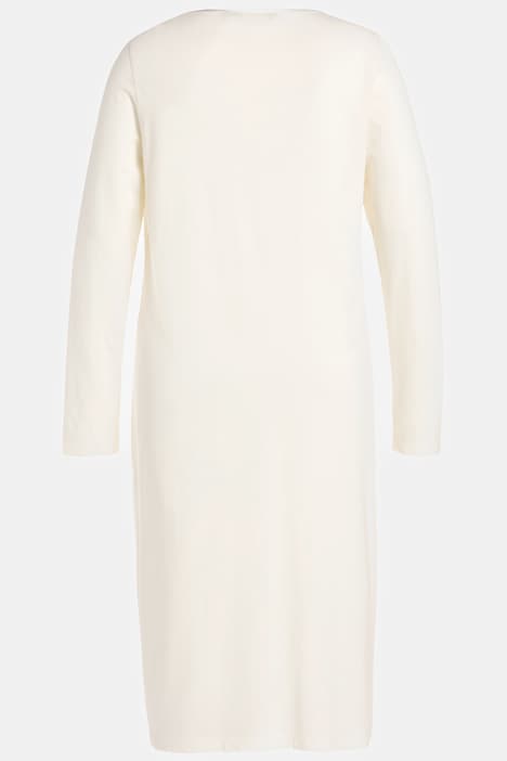 Satin Detail Cotton Blend Knit Nightgown | Nightgowns | Sleepwear
