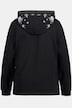 Sweatshirt, bestickte Kapuze, Langarm, Hoodie