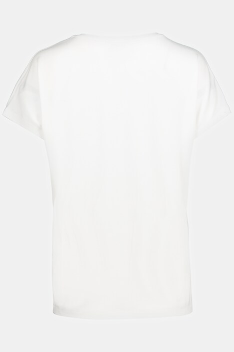 T-Shirt, Paisleymotiv, Oversized, Rundhals, Halbarm