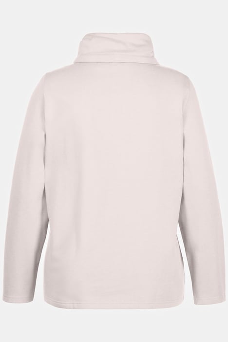 Essential Draped Collar Sweatshirt | Sweatshirt Jackets | Sweatshirts