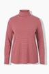 shirt, geribd, slim, colkraag, lange mouwen, biologisch katoen