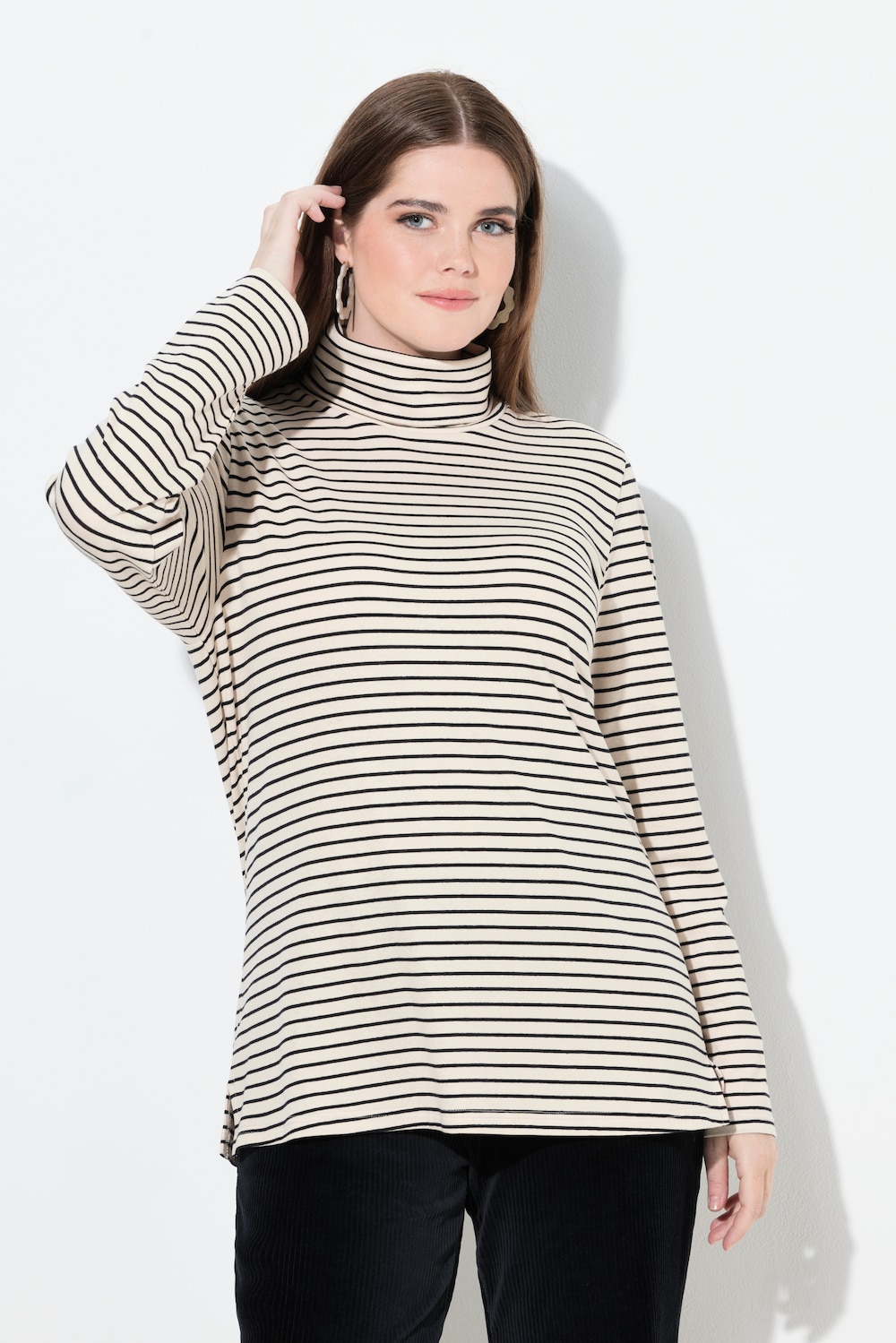 Große Größen Shirt, Damen, gelb, Größe: 46/48, Baumwolle, Ulla Popken