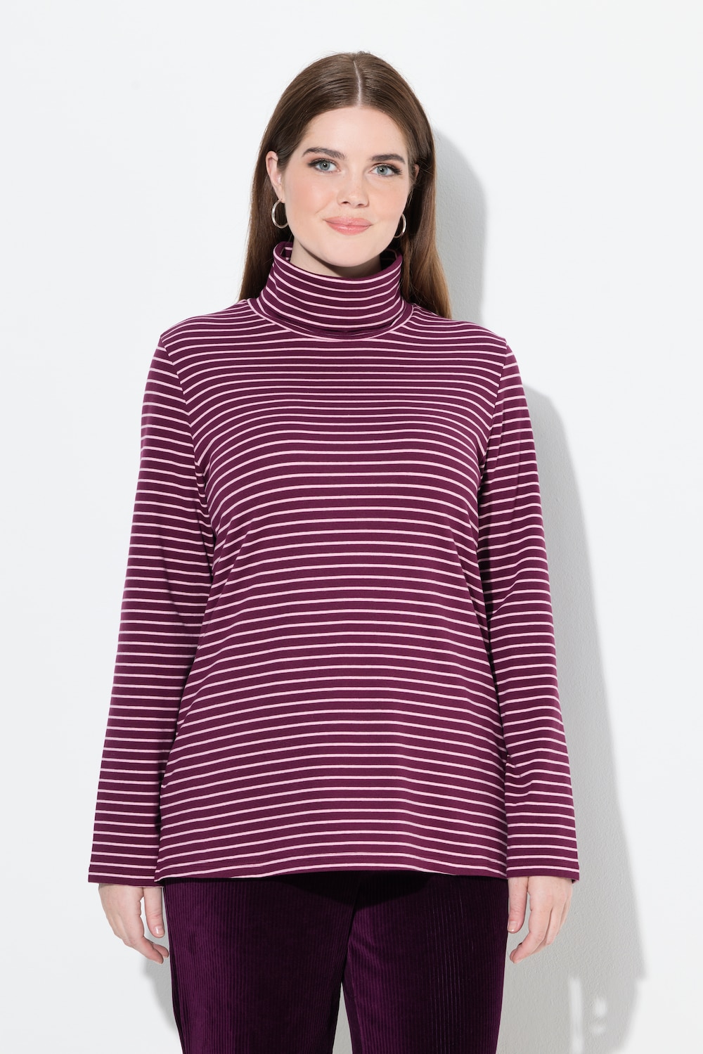 Große Größen Shirt, Damen, rot, Größe: 42/44, Baumwolle, Ulla Popken