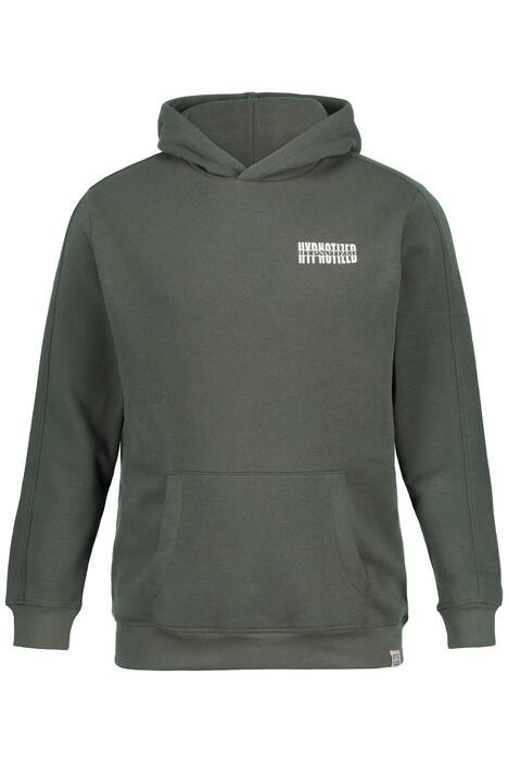 STHUGE mikina s kapucí, Cut & Sewn, dlouhé rukávy, do 8XL