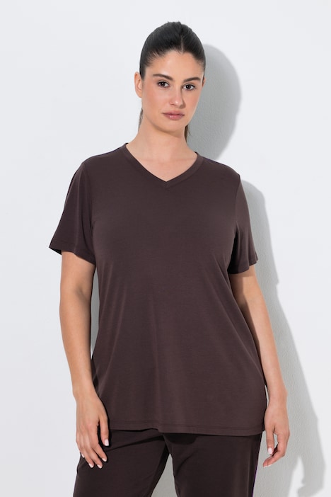 Funktionsshirt, antibakteriell, V-Ausschnitt, Halbarm
